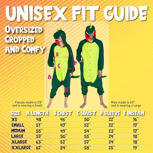 Green Trex Dinosaur Costume Pajama - Funziez!
