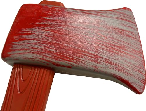 Bloody Red Woodsman Axe Weapon Toy