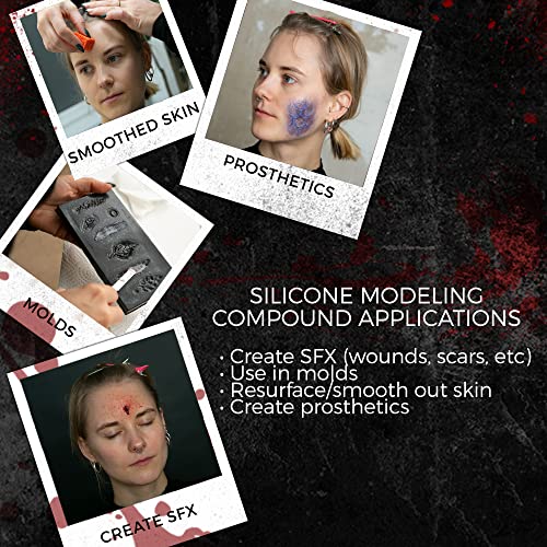 Halloween Silicone Modeling Kit for Realistic Effects