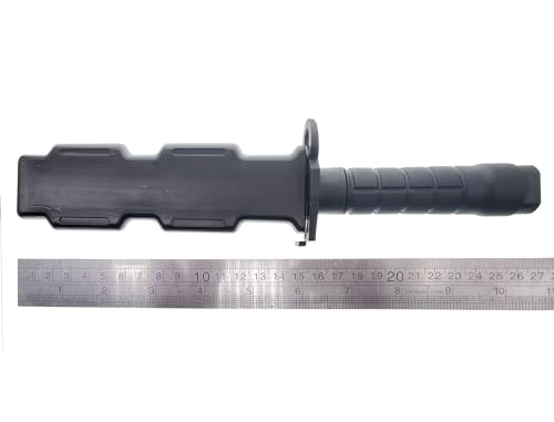 Cooplay 2 Set Simulated Dagger with Scabbard Military Police Trickery Cosplay Magic Props Stage Performance Adult Toy Plastic Prank Knife Joke for Halloween Party