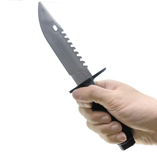 Cooplay 2 Set Simulated Dagger with Scabbard Military Police Trickery Cosplay Magic Props Stage Performance Adult Toy Plastic Prank Knife Joke for Halloween Party