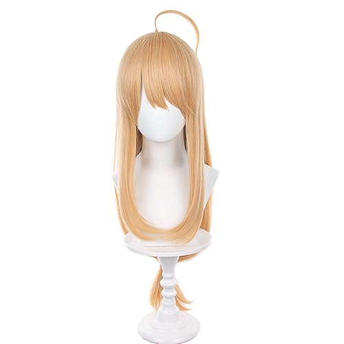 XiongXiongLe Heroes Evolved Susu Cosplay Wig Women Costume Blonde Long Straight Hairs Wigs for Adult Cos Anime Game Party Halloween Christmas(Susu)