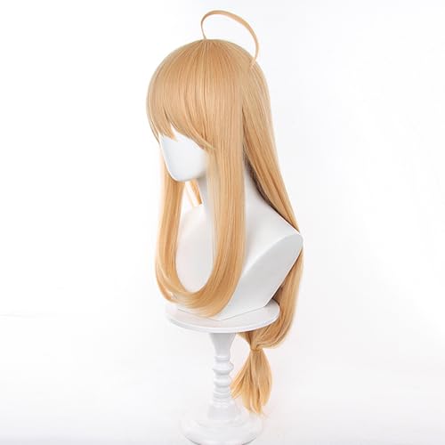XiongXiongLe Heroes Evolved Susu Cosplay Wig Women Costume Blonde Long Straight Hairs Wigs for Adult Cos Anime Game Party Halloween Christmas(Susu)