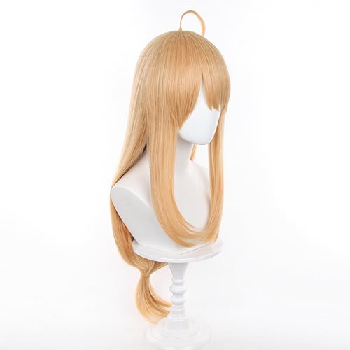 XiongXiongLe Heroes Evolved Susu Cosplay Wig Women Costume Blonde Long Straight Hairs Wigs for Adult Cos Anime Game Party Halloween Christmas(Susu)