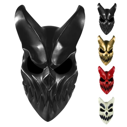 Slaughter to Prevail Mask, Halloween Decorate, Kid of Darkness Mask Latex Mask Slaughter to Prevail Mask (Black)