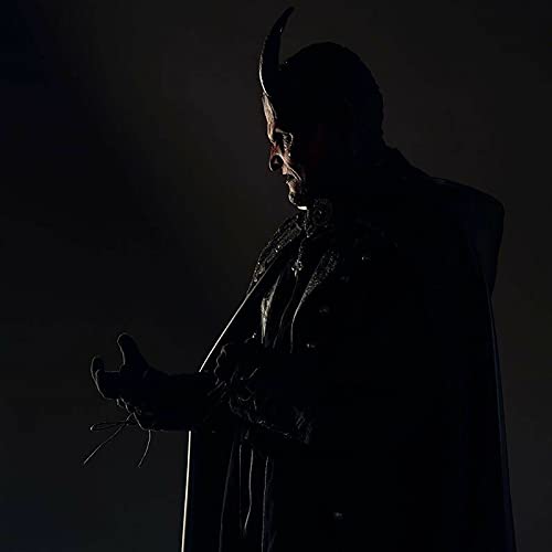 Scary Halloween Mask Demon Latex Mask Devil Realistic Masks for Adults Horror Devil Horns Prank Spooky Present Halloween Kid Gift