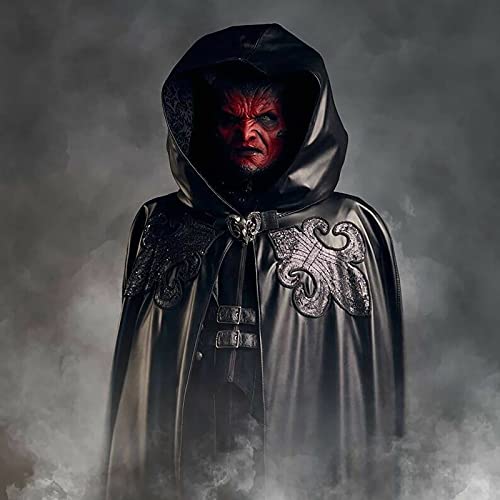 Scary Halloween Mask Demon Latex Mask Devil Realistic Masks for Adults Horror Devil Horns Prank Spooky Present Halloween Kid Gift