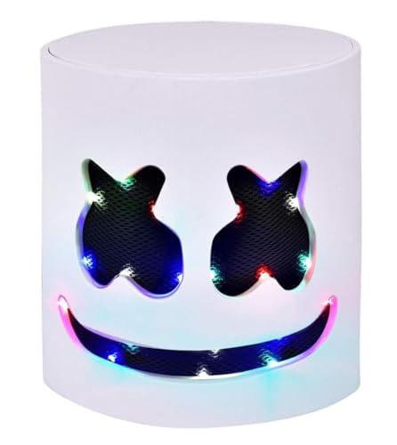 Lmuwecno DJ Mask Halloween Cosplay Adult Child Mask Novelty for Carnival Party Bar (Colourful)