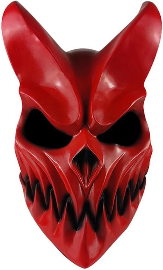 Slaughter to Prevail Mask, Halloween Decorate, Kid of Darkness Mask Latex Mask Slaughter to Prevail Mask (Black)