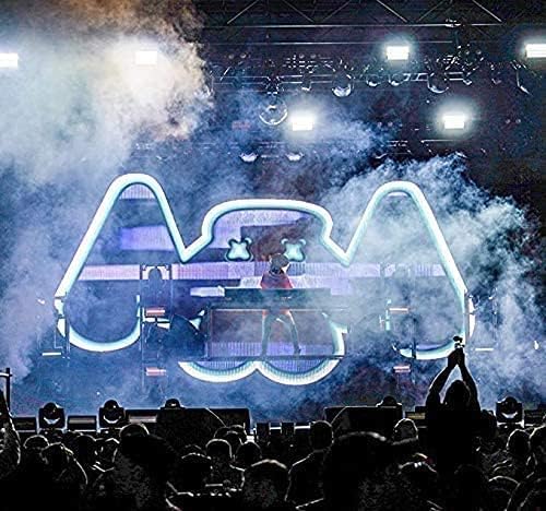 Lmuwecno DJ Mask Halloween Cosplay Adult Child Mask Novelty for Carnival Party Bar (Colourful)