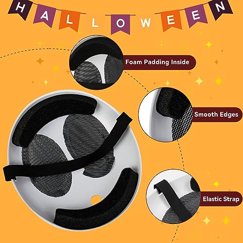 camzezy Shy Guy Mask for Halloween Cosplay Costume Full Face White Mask Game Cosplay Costume Props Accessories for Halloween