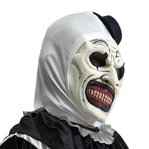 eLymwoo Arkham Scarecrow Latex Mask Knight Helmet Joker Headgear Halloween Party Performance Prop Costume (Joker)