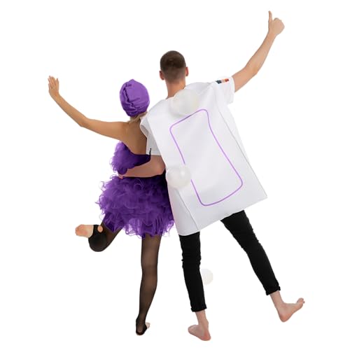 Spooktacular Creations Loofah and Soap Costume for Adult Group or Couples, Halloween Dress Up, Role-play, Carnival Cosplay