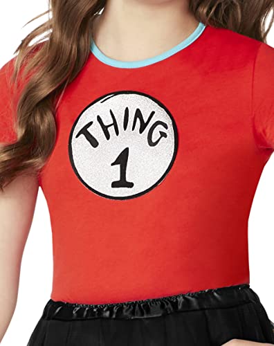 Spirit Halloween Cat in the Hat Kids Thing 1 and Thing 2 Costume | Officially Licensed | Group Costume | Dr. Suess - S