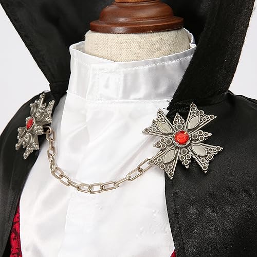 Sincere Party Boy's Vampire Costume Halloween Deluxe Dracula Costume for Kids,Top,Pants,Cape All In (4T-6T)