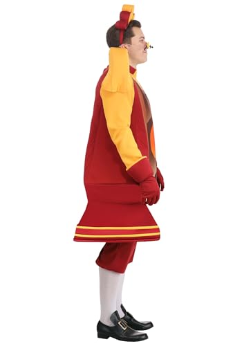 Adult Disney's Beauty and The Beast Cogsworth Authentic Halloween Costume - Perfect for Halloween, Cosplay, and Disney Fans X-Small Brown