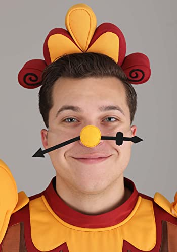 Adult Disney's Beauty and The Beast Cogsworth Authentic Halloween Costume - Perfect for Halloween, Cosplay, and Disney Fans X-Small Brown