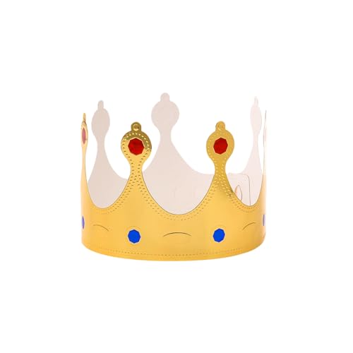 Kewlent Baby Boy Prince Charming Costume Infant Halloween Medieval Royal Prince Romper With Crown (12-18M, White)