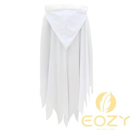 EOZY White Ghost Costume Kids Girls Halloween Scary Cosplay Fancy Dress 4-6 Years