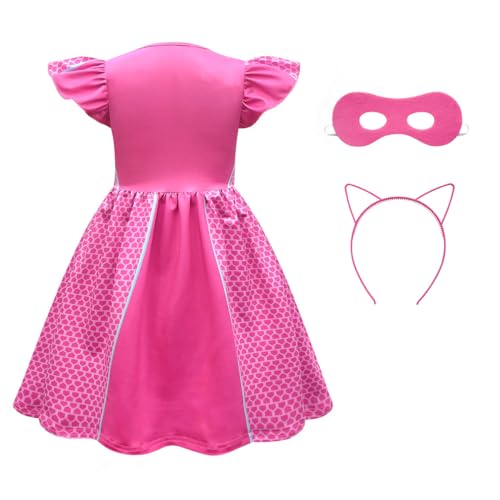 ACoiay Halloween costumes for little girls casual dress party dress up birthday outfits girl with mask headband Daily Clothes Kids 3-12 years