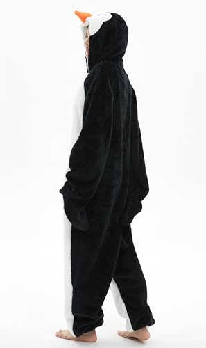 SAMGU Penguin Onesie Adult Halloween Cosplay Costume One Piece Pajamas for Women and Men