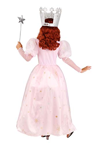 Kid's Wizard of Oz Glinda The Good Witch Cosplay Dress Costume - Girl's Wizard of Oz Glinda Costume & Tiara L Multicolor