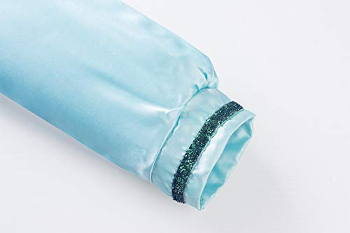 Funna Princess Costume for Toddler Girls Fancy Dress Party with Accessories Blue, 10 Years