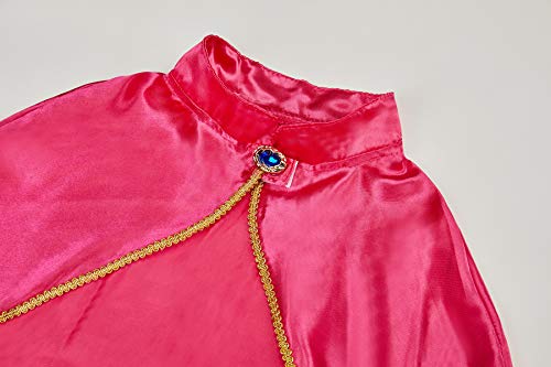 Funna Princess Costume for Toddler Girls Fancy Dress Party with Accessories Blue, 10 Years