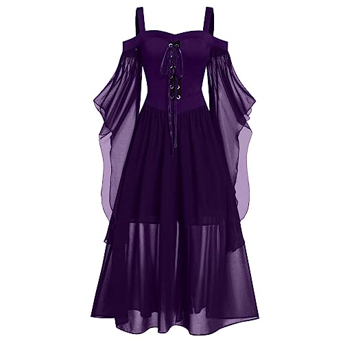 Halloween Costumes Womens Halloween Costumes 2024 Womens Fall Fashion 2024 Halloween Women Costume Dress Shoes for Women Women Costumes for Halloween Plus Size Halloween Purple 3XL