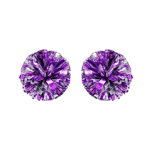 yolsun Cheerleader Costume Outfit for Girls Halloween Cosplay Christmas Gift for Kids (Purple,6-7 Years)