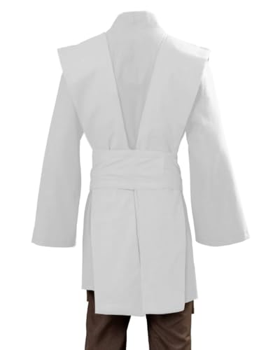 Bichingda Mens Tunic Costume Knight Hooded Robe Tunic Uniform Cosplay Full Set Halloween Costume