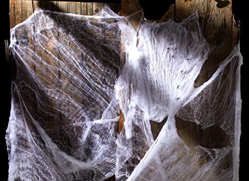 Spider Web, 200 Square Ft, Halloween Decorations, Spider Webs (200 Square Feet) (Packaging Artwork May Vary)…