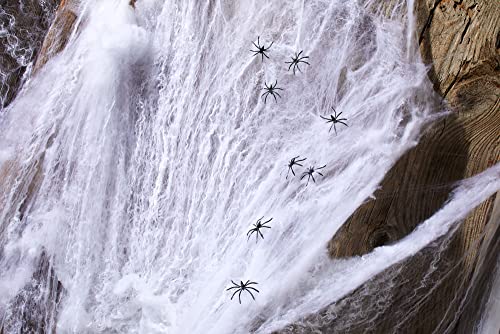 Spider Web, 200 Square Ft, Halloween Decorations, Spider Webs (200 Square Feet) (Packaging Artwork May Vary)…