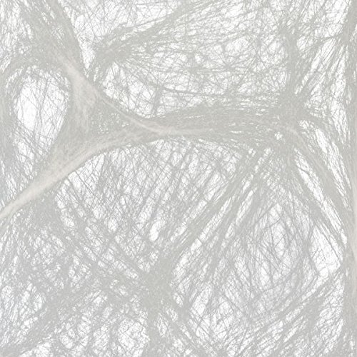 White Polyester Spider Webs - 1 oz. (1 Pack) - Perfect for Halloween Decorations & Themed Events