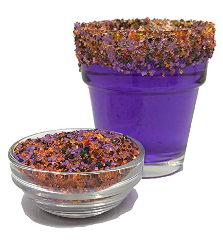 Snowy River Halloween Cocktail Sugar - Kosher All Natural Halloween Cocktail Rimmer and Coffee Rimmer (Halloween, 8oz Bag)