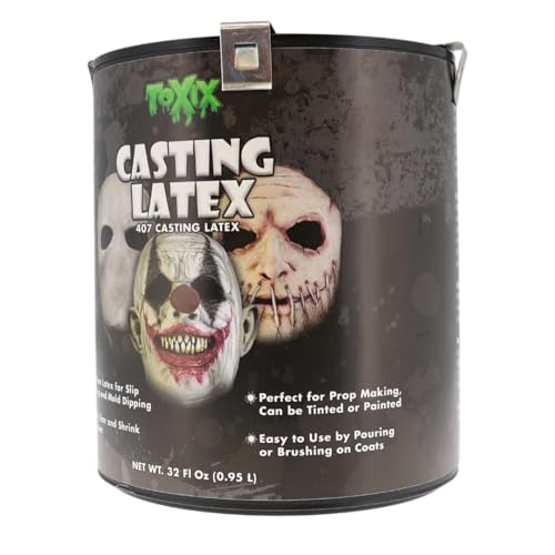 Casting Latex 32 Fl Oz - Premium Latex for Prop Making, Easy Mold Making, Pouring, and Brushing on Coats!