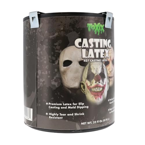 Casting Latex 32 Fl Oz - Premium Latex for Prop Making, Easy Mold Making, Pouring, and Brushing on Coats!