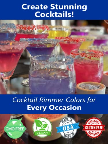 Snowy River Halloween Cocktail Sugar - Kosher All Natural Halloween Cocktail Rimmer and Coffee Rimmer (Halloween, 8oz Bag)