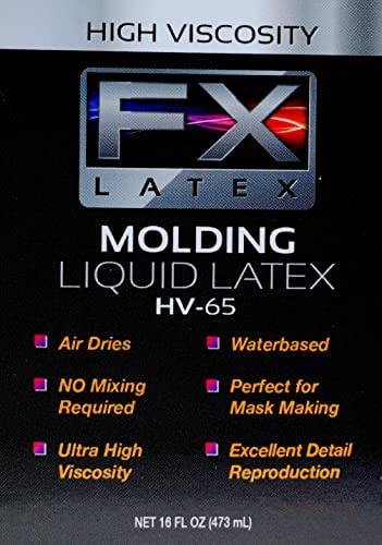 HV-65 Pint of High Viscosity Natural Liquid Latex Mold Making Rubber