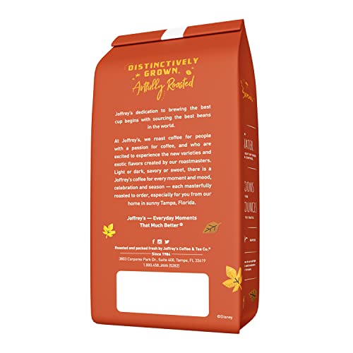 Joffrey's Coffee - Disney Not-So-Scary Pumpkin Brew, Disney Specialty Coffee Collection, Artisan Medium Roast Coffee, Arabica Coffee Beans, Pumpkin Pie & Vanilla Flavored, Drip Brew (Ground, 11 oz)