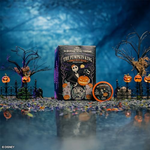 Bones Coffee Company Pumpkin King Flavored Coffee Bones Cups Pumpkin Pecan Praline Flavor | 12ct Single-Serve Coffee Pods | Keurig Coffee Pod From Disney Tim Burton's The Nightmare Before Christmas