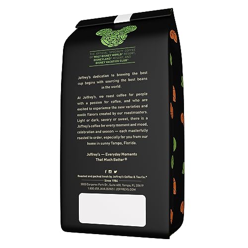 Joffrey's Coffee - Disney Sea Witch Brew, Disney Specialty Coffee Collection, Flavor Notes of Caramelized Sugar, Dark Chocolate, & Vanilla, Medium Roast, Brew or French Press (Whole Bean, 11oz)