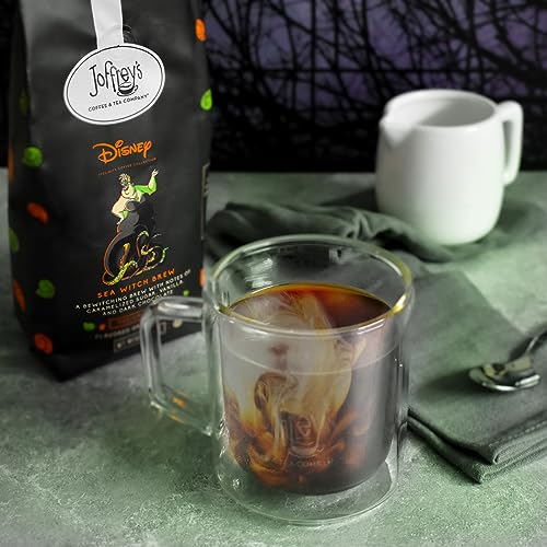 Joffrey's Coffee - Disney Sea Witch Brew, Disney Specialty Coffee Collection, Flavor Notes of Caramelized Sugar, Dark Chocolate, & Vanilla, Medium Roast, Brew or French Press (Whole Bean, 11oz)