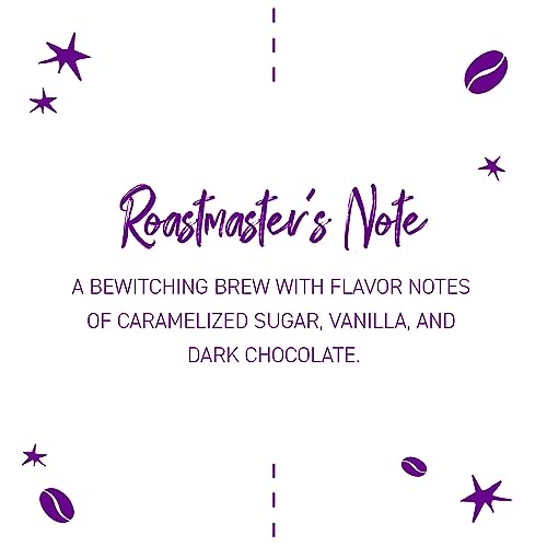 Joffrey's Coffee - Disney Sea Witch Brew, Disney Specialty Coffee Collection, Flavor Notes of Caramelized Sugar, Dark Chocolate, & Vanilla, Medium Roast, Brew or French Press (Whole Bean, 11oz)