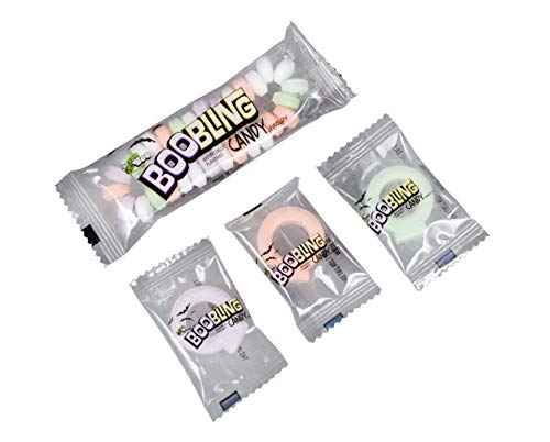 Boo Bling Candy Jewelry Bracelets Rings Halloween Candy 32pc 8.46 oz - Individually Wrapped Pieces