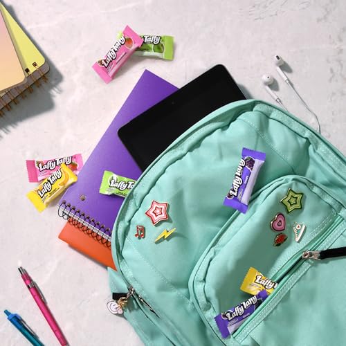 Laffy Taffy Candy, Assorted Fruit Flavored Taffy Candy, Sour Apple, Cherry, Strawberry & Banana Flavors, Fruity Treat For School, 145 Pieces
