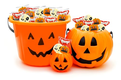 Fruidles Halloween Lollipop Suckers Candy, Spooky Candies, Great for Halloween Goody Bag Fillers, Individually Wrapped (24-Pack)