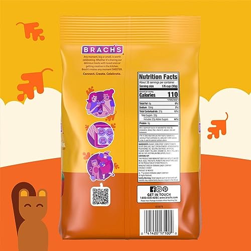 Brach's Mellowcreme Autumn Mix Candy Corn Bag, 2.5 Pound