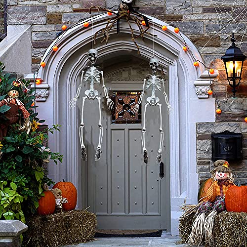 36” Halloween Skeleton Full Body Life like Skeleton Model with Movable Joints for Halloween Decoration