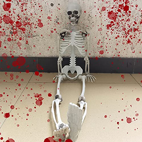 36” Halloween Skeleton Full Body Life like Skeleton Model with Movable Joints for Halloween Decoration